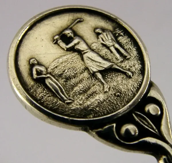 STERLING SILVER OGCL LADIES GOLFING SPOON 1964 GOLF 15g