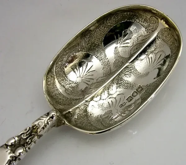 LARGE ENGLISH STERLING SILVER CORONATION BAPTISM SPOON KIND EDWARD 1902 ROYAL