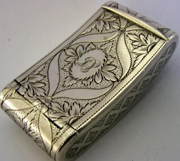 QUALITY GEORGIAN STERLING SILVER SNUFF BOX BIRMINGHAM 1808