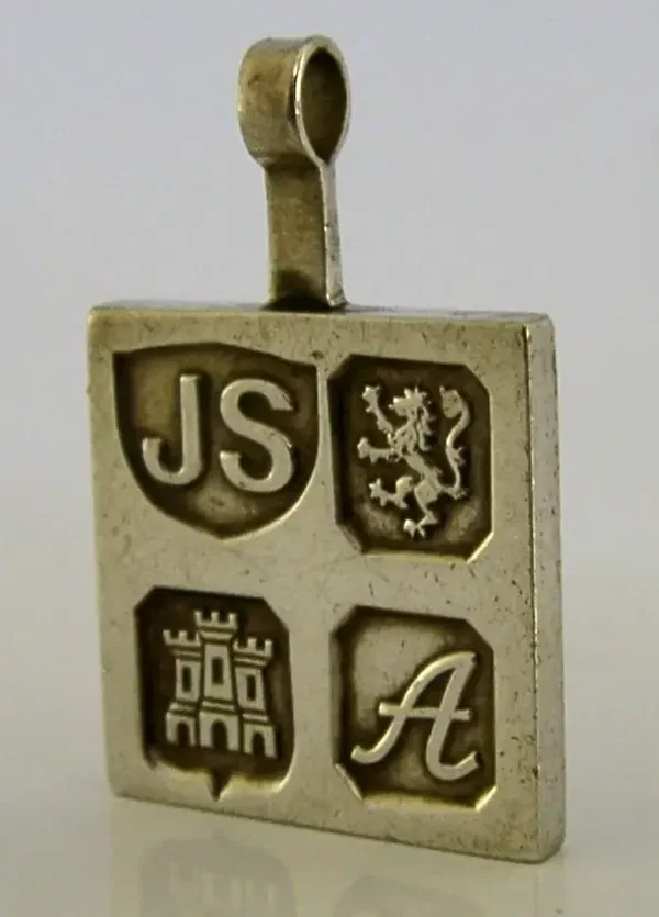 JACK SPENCER DESIGNER SCOTTISH STERLING SILVER PENDANT 1975