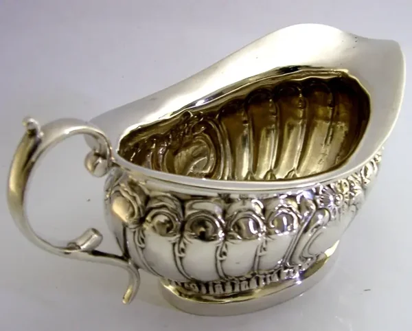 MINT 117g ART NOUVEAU STERLING SILVER JUG 1903 EDWARDIAN ANTIQUE