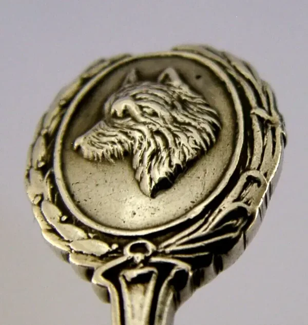 ENGLISH STERLING SILVER WEST HIGHLAND TERRIER DOG SPOON 1936 ANIMAL