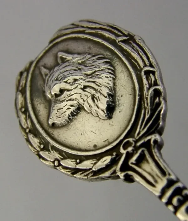 ENGLISH STERLING SILVER WEST HIGHLAND TERRIER DOG SPOON 1939 ANIMAL