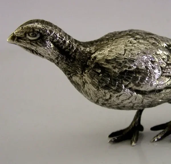 5 inch 140g STERLING SILVER PHEASANT BIRD FIGURE 1977 HUNTING SHOOTING ANIMAL