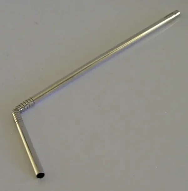 NOVELTY ENGLISH STERLING SILVER COCTAIL MIXING MAKING STRAW 2000 BARWARE