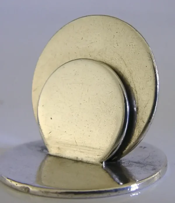 SAMPSON MORDAN ENGLISH ANTIQUE STERLING SILVER MENU HOLDER PLACE MARKER 1904