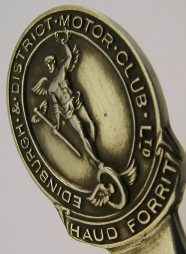 EDINBURGH MOTOR CLUB STERLING SILVER SPOON 1925 SCOTTISH SPORTING ANTIQUE