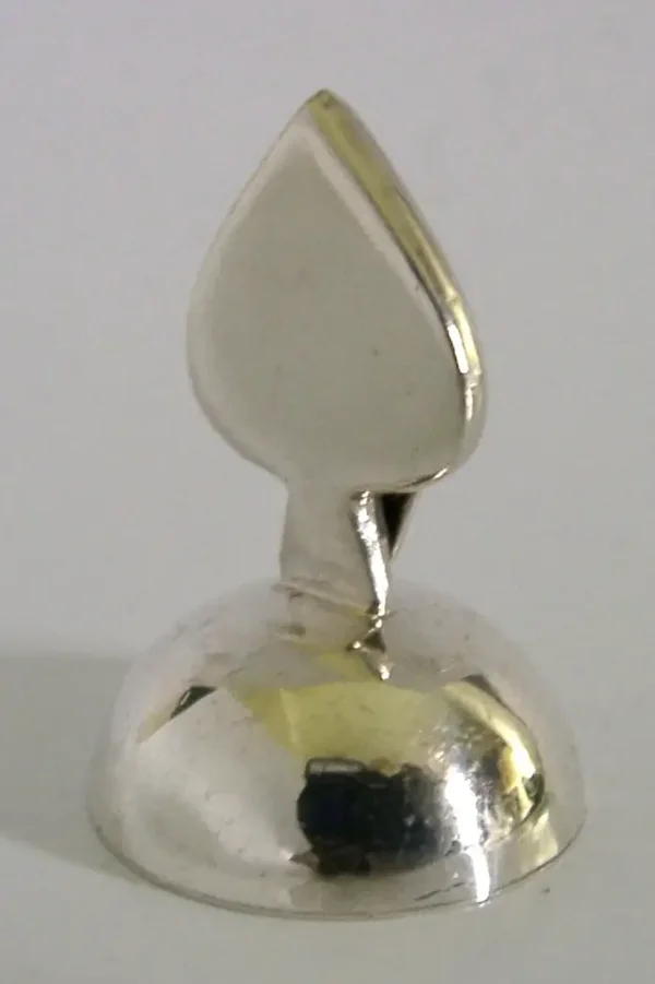 HEAVY ACE of SPADES STERLING SILVER MENU HOLDER 44g c1980