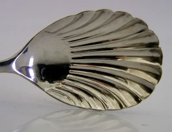 ENGLISH STERLING SILVER CADDY SPOON 1920 ANTIQUE