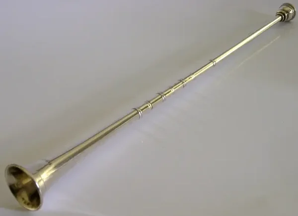 RARE SAMPSON MORDAN STERLING SILVER HUNTING HORN RIDING CHESTER 1907 ANTIQUE