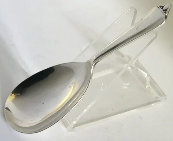 BEAUTIFUL 1965 ENGLISH SOLID STERLING SILVER TEA CADDY SPOON