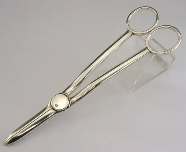 70g ART DECO ANTIQUE SOLID STERLING SILVER GRAPE SHEARS 1912 SHEFFIELD