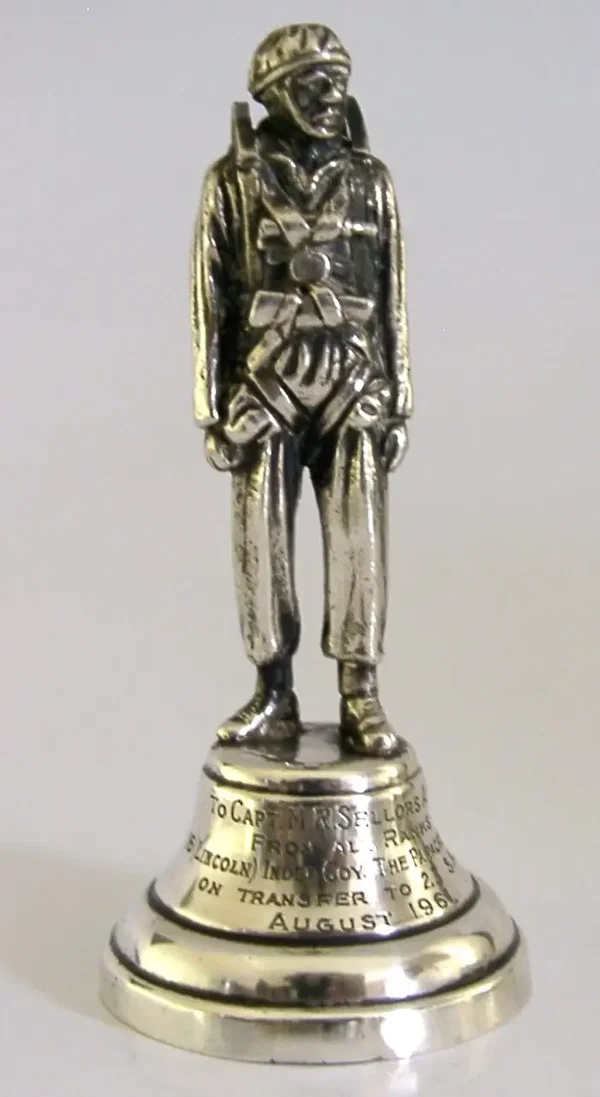 STERLING SILVER SAS PARATROOPER FIGURE 23 SAS CAPT SELLORS 1961 MILITARY