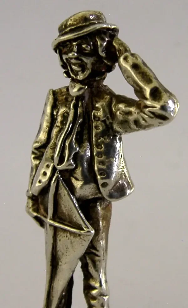 32g STERLING SILVER Mr DICK CHARLES DICKENS FIGURE 1977 DAVID COPPERFIELD
