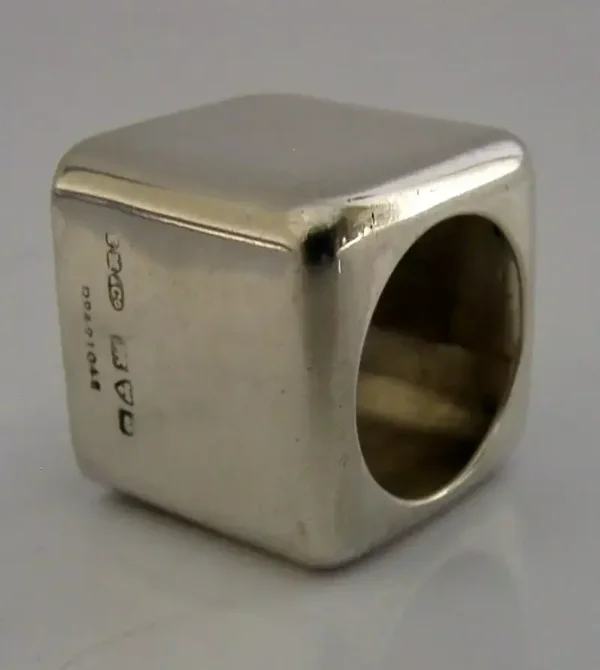 RARE SAMPSON MORDAN STERLING SILVER SNOOKER POOL BILLIARDS CHALK HOLDER 1905