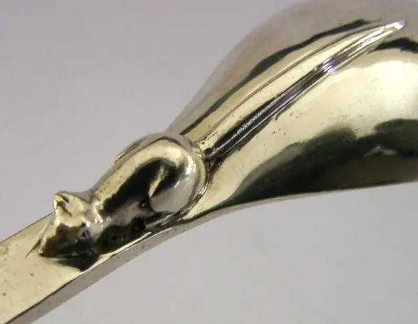 STERLING SILVER GUILD of HANDICRAFTS MOUSE RAT TAIL SPOON 1994 ARTS & CRAFTS 52g