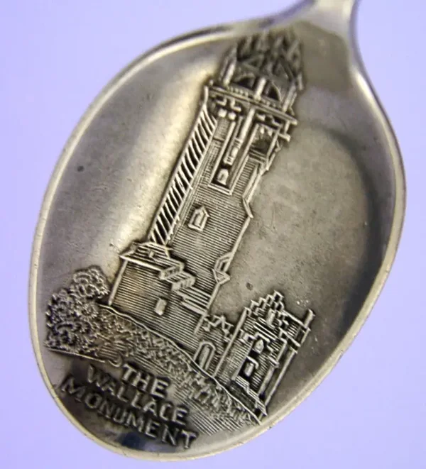 WILLIAM WALLACE MONUMENT STERLING SILVER SPOON ANTIQUE 1905