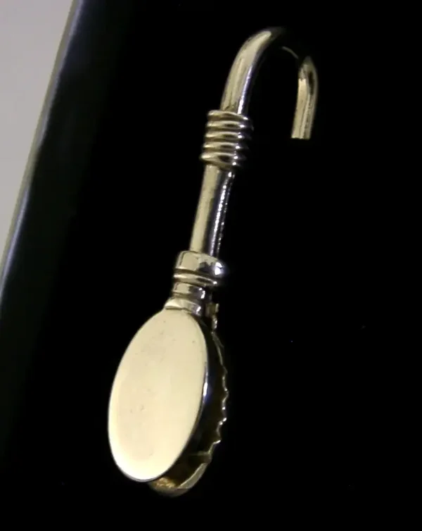 ENGLISH SOLID STERLING SILVER NAPKIN CLIP HOLDER 2006 BOXED