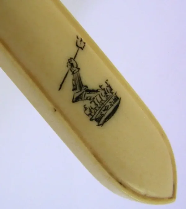ANTIQUE SILVER HOLMES FAMILY CRESTED FORK SHEFFIELD 1838