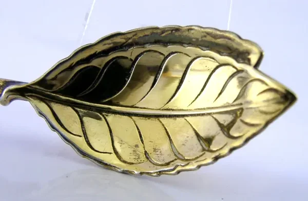 STERLING SILVER GILT COCKTAIL STRAW MAKING MIXER SPOON 1963 BARWARE NOVELTY