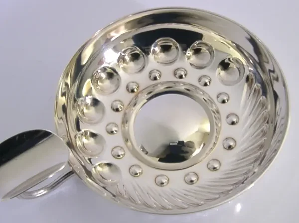 MINT HIGH QUALITY ENGLISH SOLID STERLING SILVER WINE TASTER 2002 BARWARE 58g
