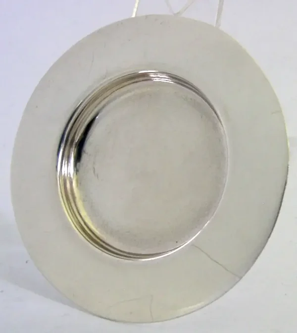 SARAH JONES STERLING SILVER WAFER DISH / PIN TRAY 1988