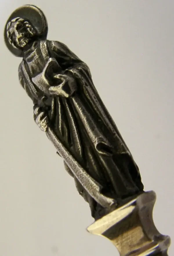 ENGLISH 34g STERLING SILVER SAINT JAMES the LESS APOSTLE SPOON 1978 RELIGIOUS