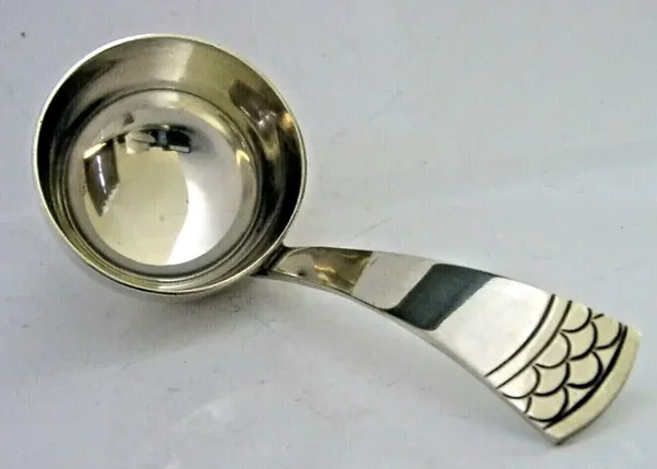 HEAVY 66g AMERICAN REED & BARTON MID CENTURY MODERN STERLING SILVER LADLE 1960