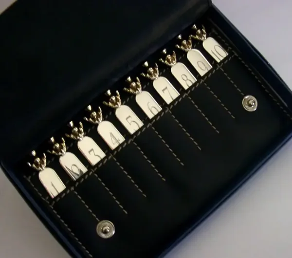 RARE MINT HIGH QUALITY SCOTTISH STERLING SILVER BUTT MARKERS 2015 SHOOTING BOXED