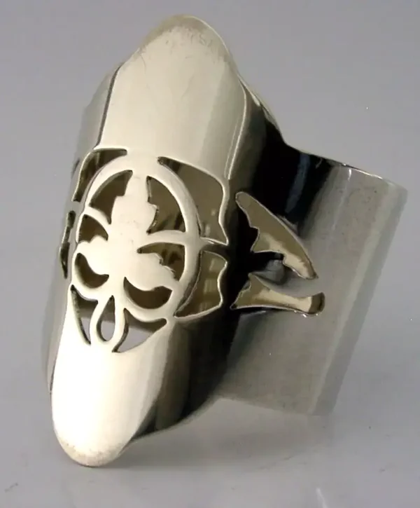 SUPERB ART DECO STERLING SILVER NAPKIN RING 1943 33g