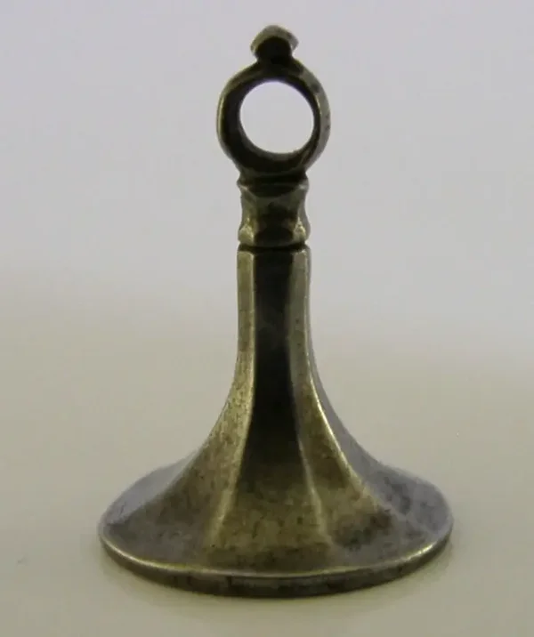 RARE CUT STEEL ANTIQUE WAX SEAL FOB EARLY ANTIQUE