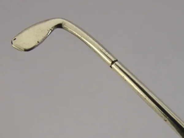 ENGLISH SOLID STERLING SILVER GOLF CLUB SPOON 1968 SPORTING GOLFING
