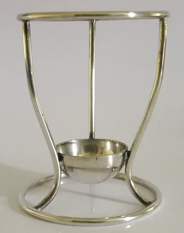 SILVER PLATE HAMILTON OLD BOTTLE STAND c1890 ANTIQUE VICTORIAN
