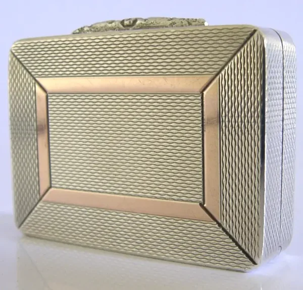 STYLISH STERLING SILVER GOLD BOX 1995 GALLAGHER