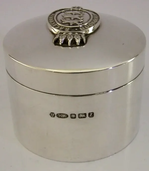 THEO FENNELL HEAVY 242g STERLING SILVER GOODWOOD HORSE RACING BOX 1999