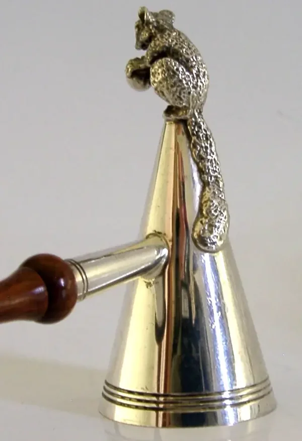 BRIAN FULLER STERLING SILVER GLIS GLIS DORMOUSE CANDLE SNUFFER 1986 DESIGNER
