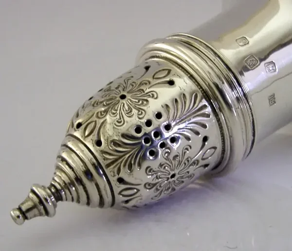 HEAVY 216g IRISH STERLING SILVER SUGAR CASTER SHAKER DUBLIN 1971 SUPERB