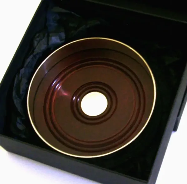 LARGE STERLING SILVER 2010 CHAMPAGNE / WINE COASTER BARWARE BOXED