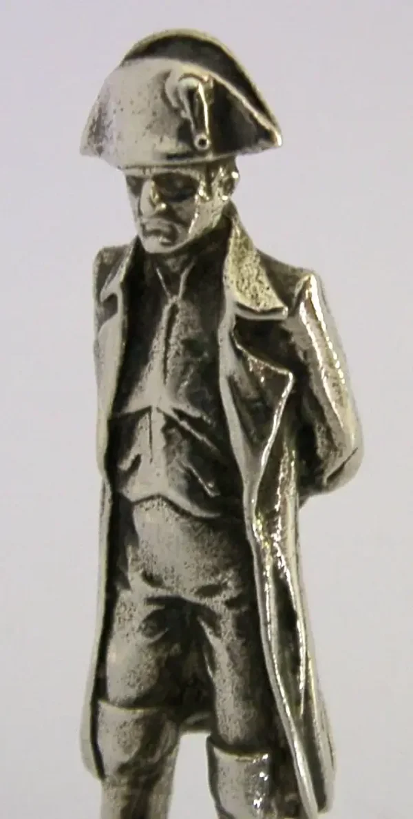 HEAVY 52g ANTIQUE SOLID SILVER TAMPER WAX SEAL NAPOLEON c1900