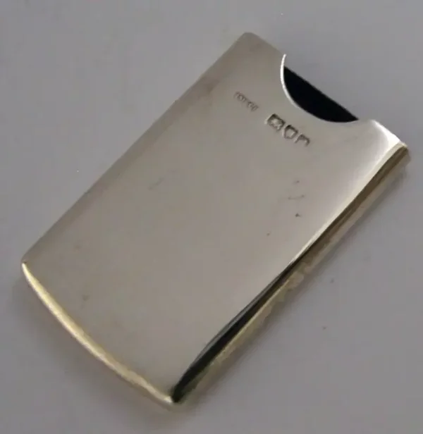 RARE SAMPSON MORDAN STERLING SILVER MEDICAL PLASTER CASE HOLDER 1899 ANTIQUE