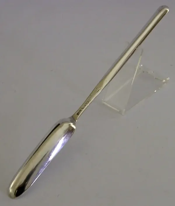 MANCHESTER RARE ENGISH GEORGIAN SOLID STERLING SILVER MARROW SCOOP 1814 ANTIQUE
