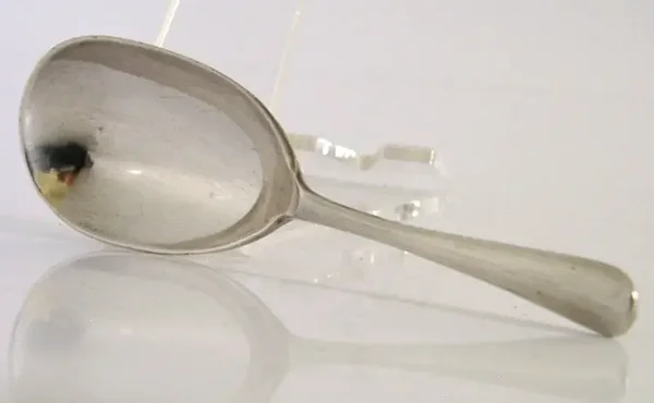 ENGLISH SOLID STERLING SILVER CADDY SPOON 1915 ANTIQUE