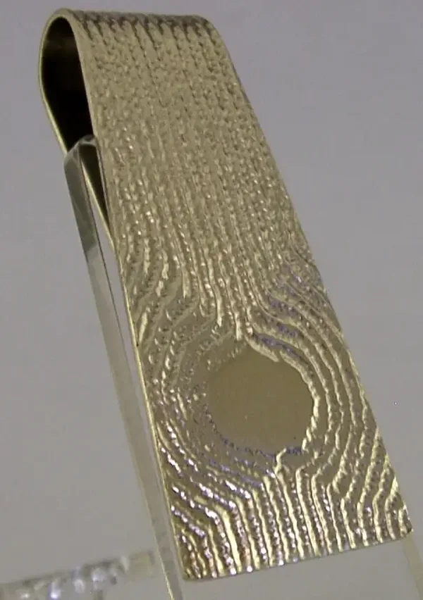 GRANT MACDONALD DESIGNER ENGLISH STERLING SILVER MONEY CLIP 1979