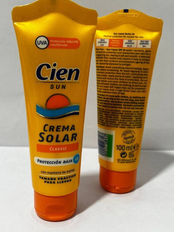 Cien Sun crema solare classica