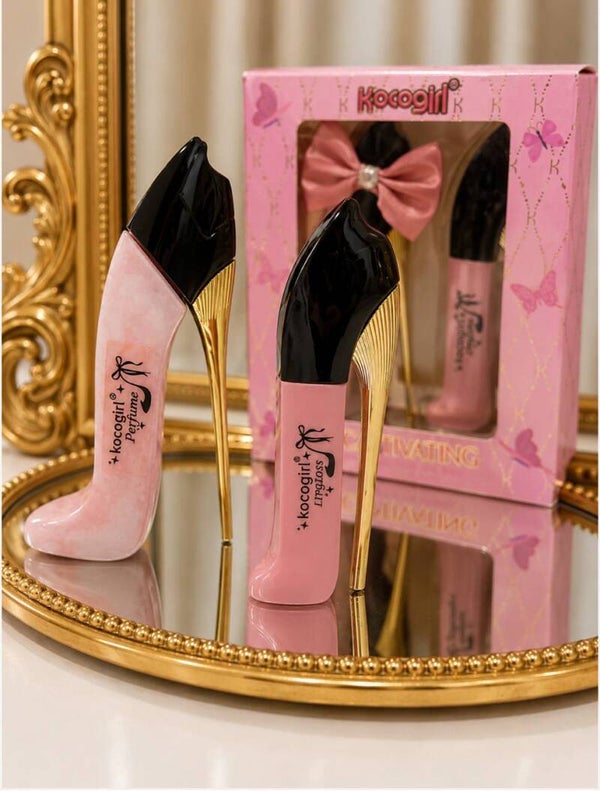 Coco girl  Set profumo 30 ml più lucida labbra 👄