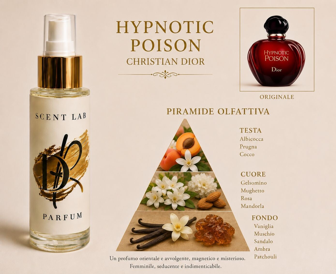 ScentLab 103 dupe Hipnotic Poison Dior