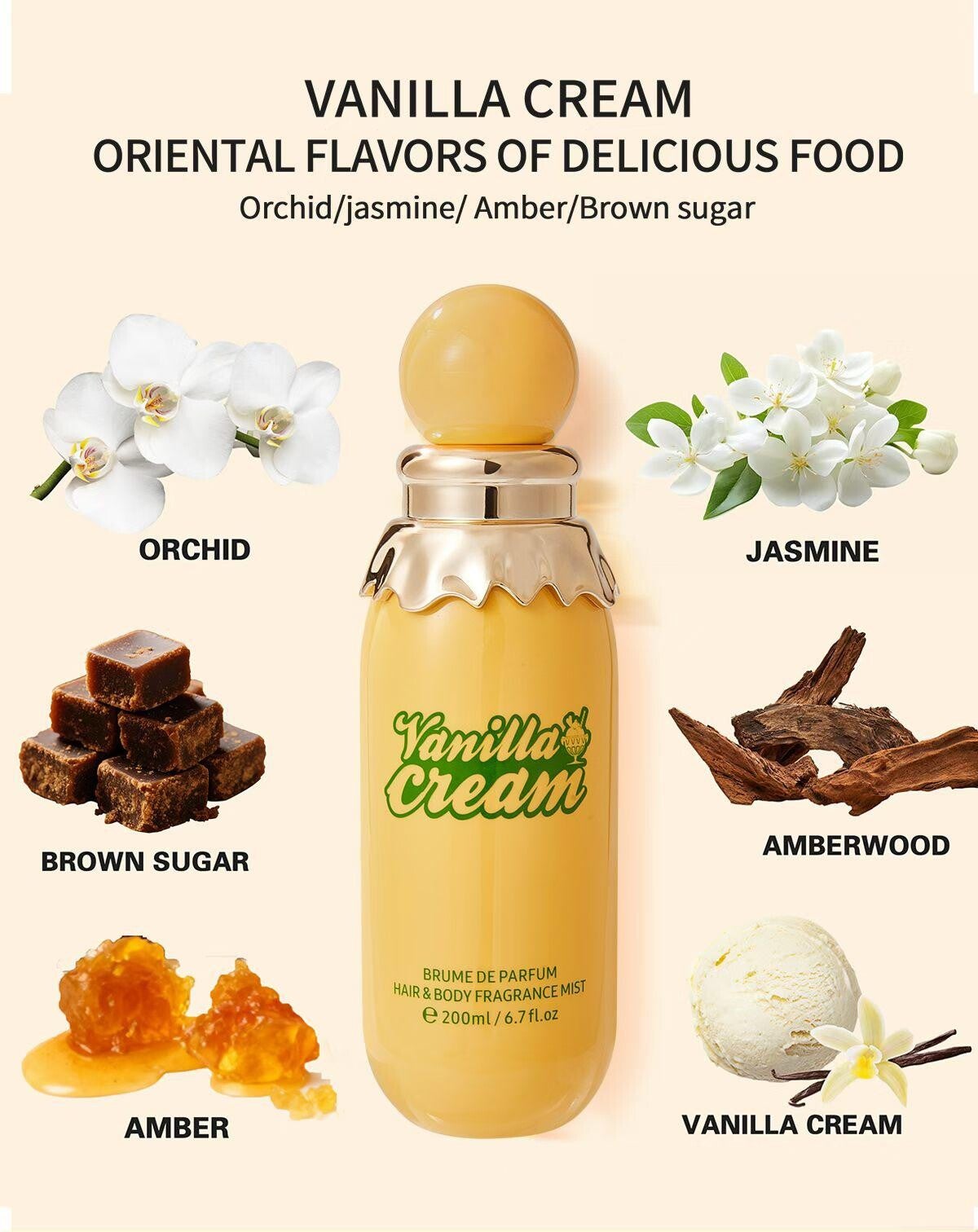 Vanilla Cream profumo 200 ml