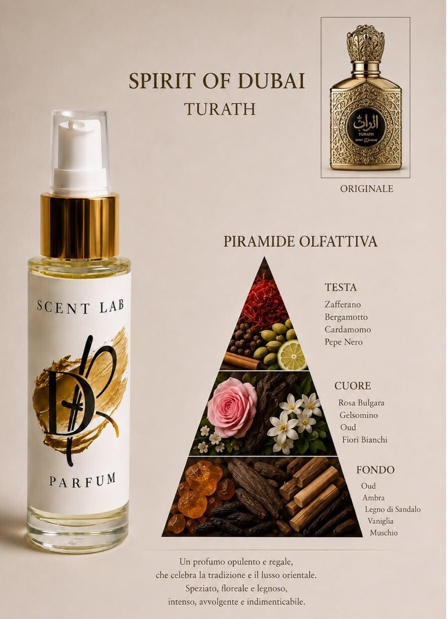 Scent lab 310 dupe Spirit of Dubai Turath