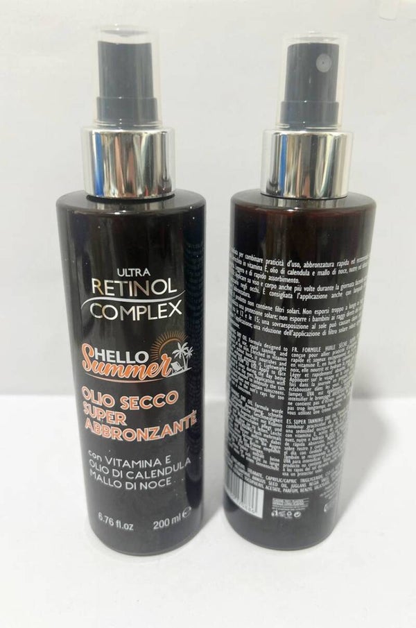 Ultra retinol complex  Olio secco super abbronzante