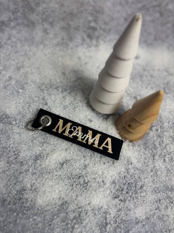 Sleutelhanger MAMA (+naam)